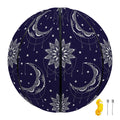 Boho Sun And Moon Pattern Print Basketball