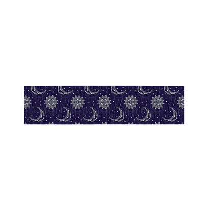 Boho Sun And Moon Pattern Print Bed Runner