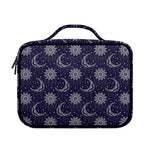 Boho Sun And Moon Pattern Print Briefcase Bible Bag