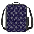 Boho Sun And Moon Pattern Print Crossbody Lunch Bag