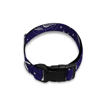Boho Sun And Moon Pattern Print Dog Collar