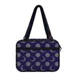 Boho Sun And Moon Pattern Print Double Strap Bible Bag