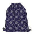 Boho Sun And Moon Pattern Print Drawstring Bag