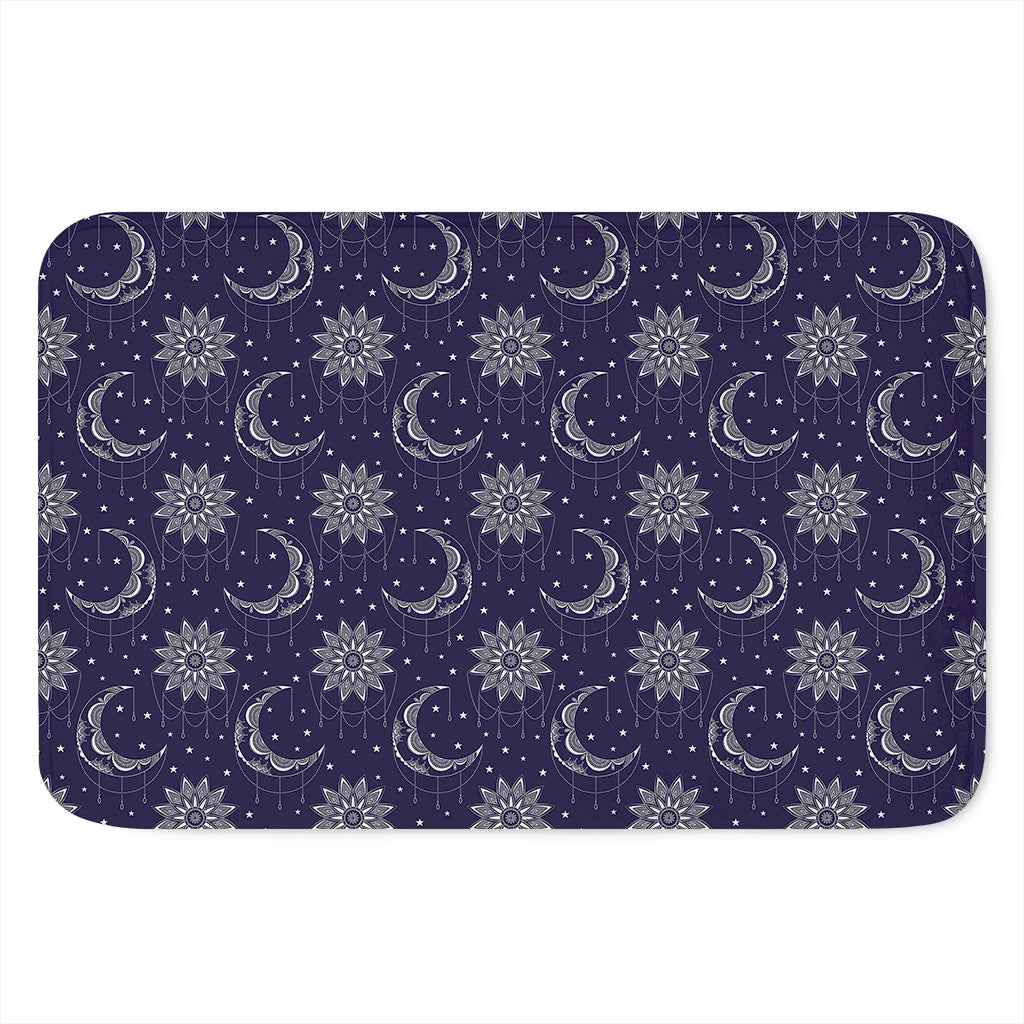 Boho Sun And Moon Pattern Print Indoor Door Mat