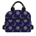 Boho Sun And Moon Pattern Print Insulated Lunch Bag