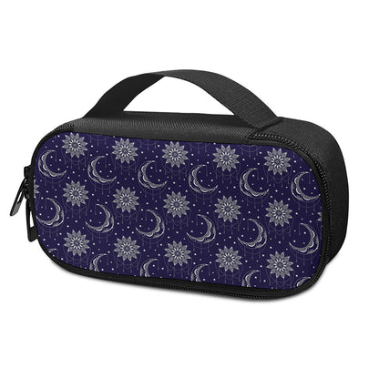 Boho Sun And Moon Pattern Print Insulin Cooler Travel Case