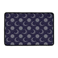 Boho Sun And Moon Pattern Print Kitchen Mat
