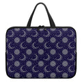 Boho Sun And Moon Pattern Print Laptop Sleeve With Handle