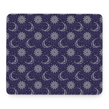 Boho Sun And Moon Pattern Print Mouse Pad