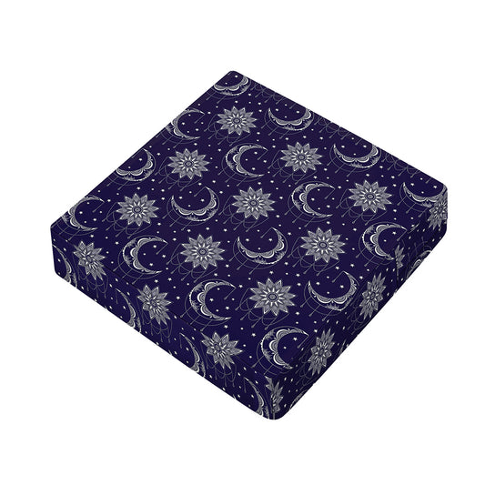 Boho Sun And Moon Pattern Print Outdoor Seat Cushion Cover