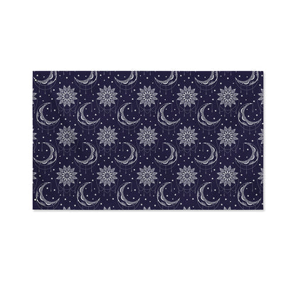 Boho Sun And Moon Pattern Print Polyester Flag