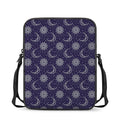 Boho Sun And Moon Pattern Print Rectangular Crossbody Bag