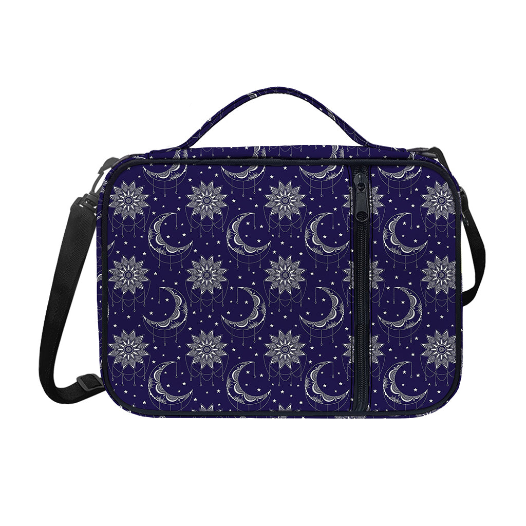 Boho Sun And Moon Pattern Print Shoulder Strap Bible Bag