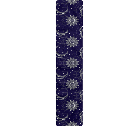 Boho Sun And Moon Pattern Print Table Runner