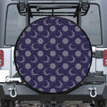 Boho Sun And Moon Pattern Print Tire Cover