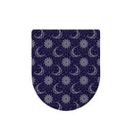 Boho Sun And Moon Pattern Print Toilet Lid Cover