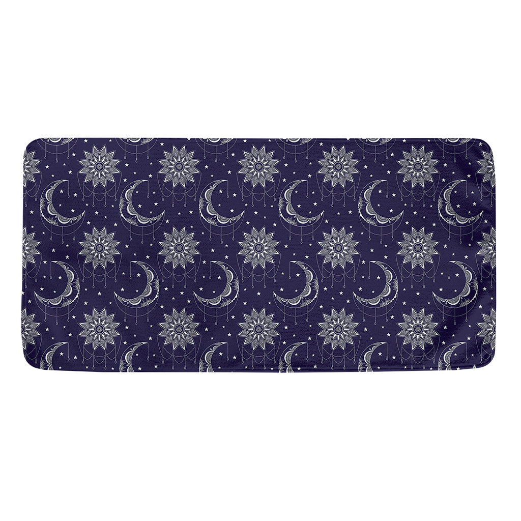 Boho Sun And Moon Pattern Print Towel