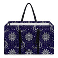 Boho Sun And Moon Pattern Print Utility Tote Bag