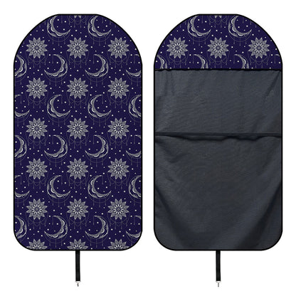 Boho Sun And Moon Pattern Print Waterproof Car Seat Cover