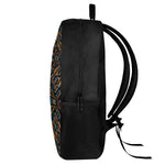 Boho Tribal Aztec Pattern Print 17 Inch Backpack