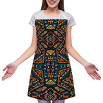 Boho Tribal Aztec Pattern Print Adjustable Apron