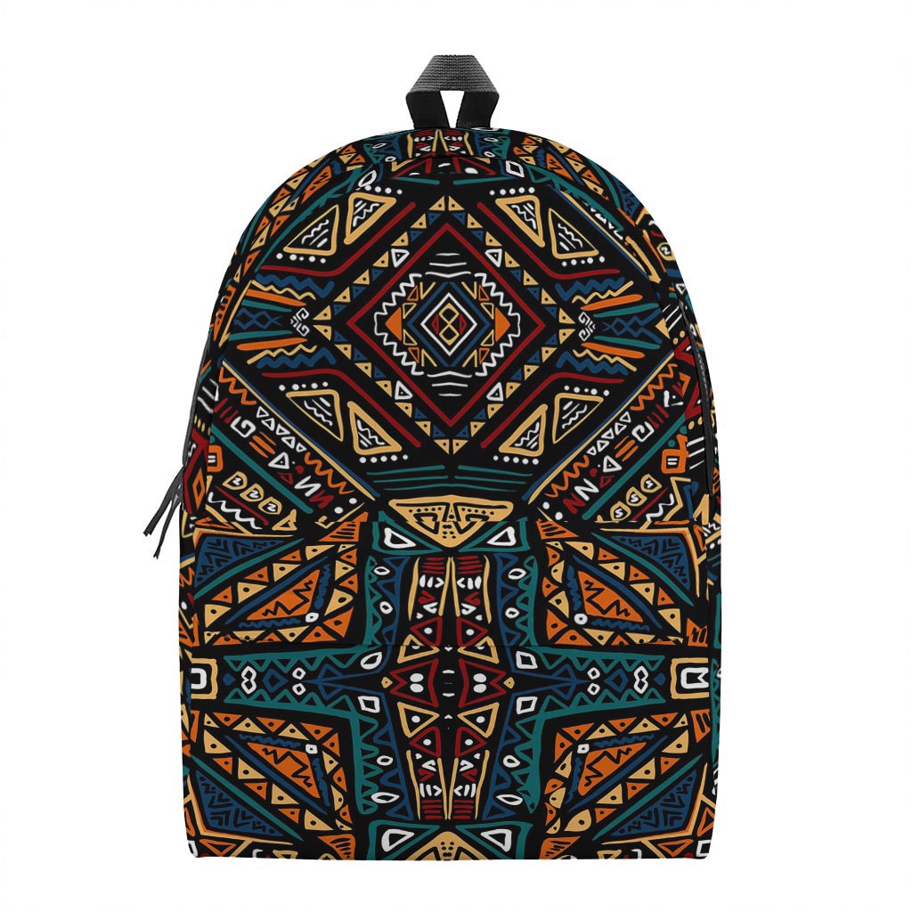 Boho Tribal Aztec Pattern Print Backpack