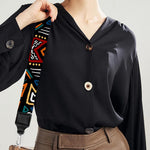 Boho Tribal Aztec Pattern Print Bag Strap