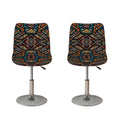 Boho Tribal Aztec Pattern Print Bar Stool Covers