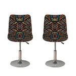 Boho Tribal Aztec Pattern Print Bar Stool Covers