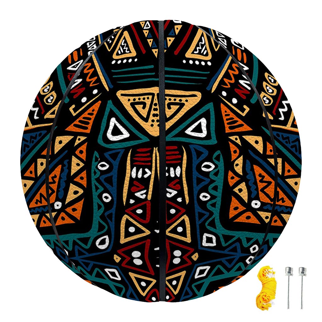 Boho Tribal Aztec Pattern Print Basketball