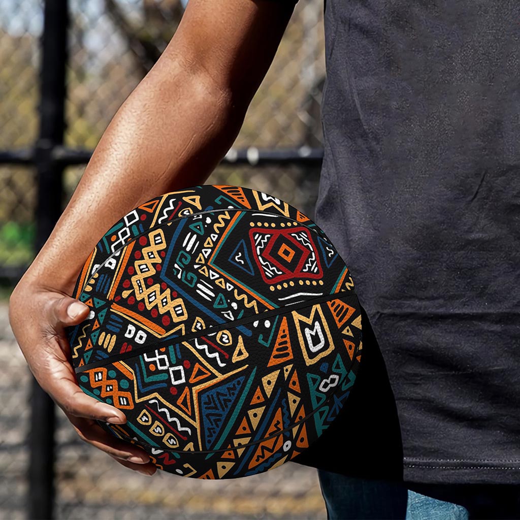 Boho Tribal Aztec Pattern Print Basketball