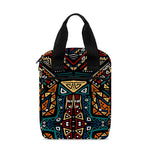 Boho Tribal Aztec Pattern Print Bible Tote Bag