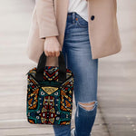 Boho Tribal Aztec Pattern Print Bible Tote Bag