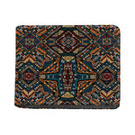 Boho Tribal Aztec Pattern Print Bifold Wallet