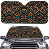 Boho Tribal Aztec Pattern Print Car Windshield Sun Shade