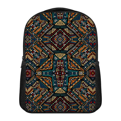 Boho Tribal Aztec Pattern Print Casual Backpack