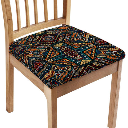 Boho Tribal Aztec Pattern Print Chair Cushion Cover