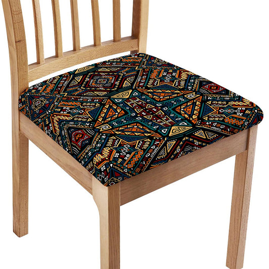 Boho Tribal Aztec Pattern Print Chair Cushion Cover