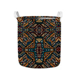Boho Tribal Aztec Pattern Print Collapsible Laundry Basket
