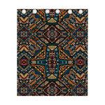 Boho Tribal Aztec Pattern Print Curtain