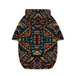 Boho Tribal Aztec Pattern Print Dog Zip Up Hoodie