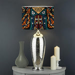 Boho Tribal Aztec Pattern Print Drum Lamp Shade