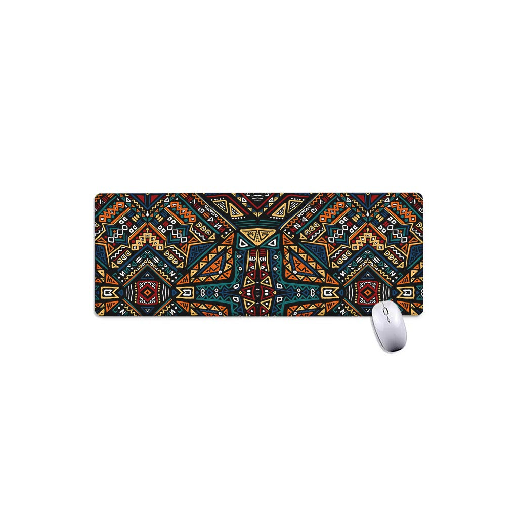 Boho Tribal Aztec Pattern Print Extended Mouse Pad