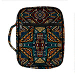 Boho Tribal Aztec Pattern Print Front Pocket Bible Bag
