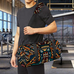 Boho Tribal Aztec Pattern Print Gym Bag