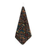 Boho Tribal Aztec Pattern Print Hand Towel