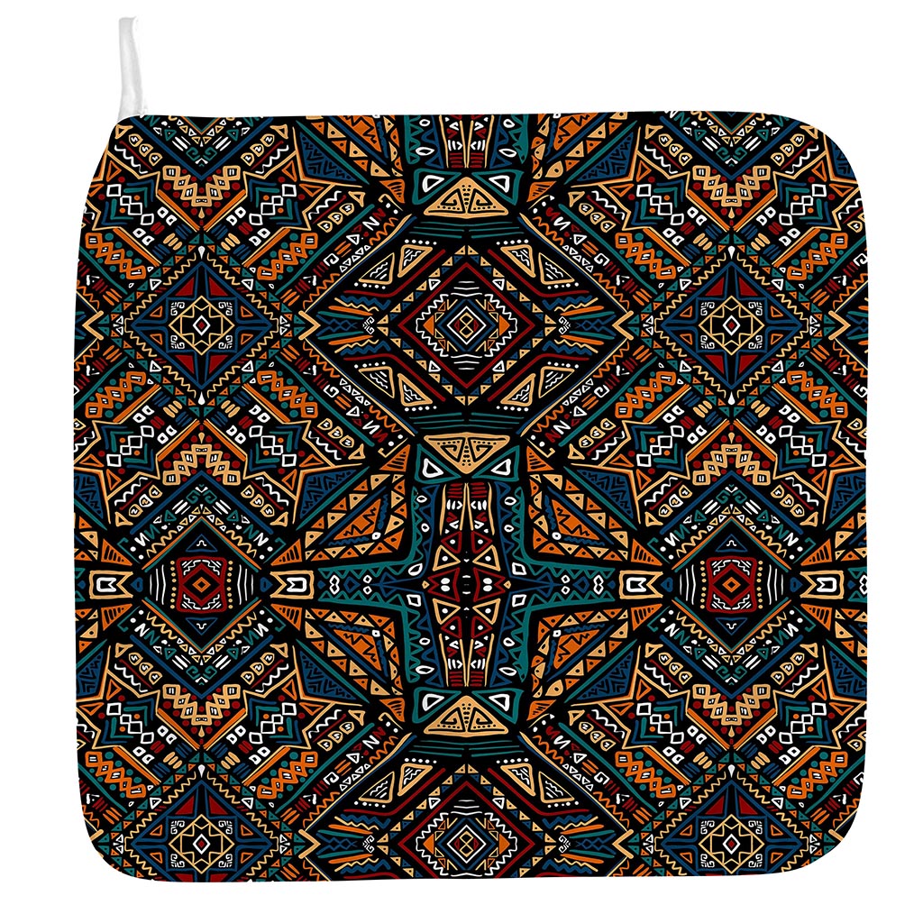 Boho Tribal Aztec Pattern Print Hand Towel