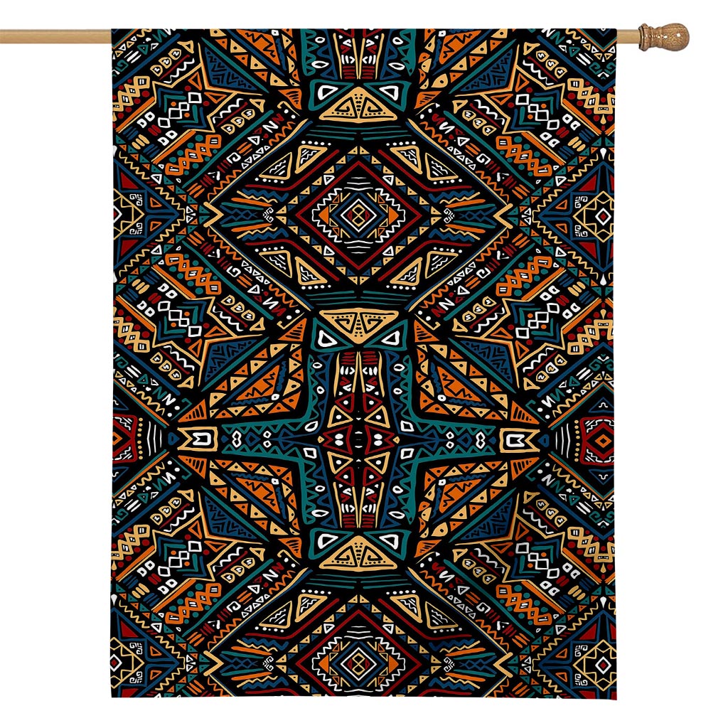 Boho Tribal Aztec Pattern Print House Flag