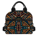 Boho Tribal Aztec Pattern Print Insulated Lunch Bag