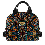Boho Tribal Aztec Pattern Print Insulated Lunch Bag